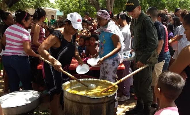 actividad comunitaria en maicao Guajira