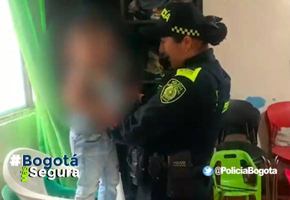 Menor de dos años rescatada Menor de dos años rescatada