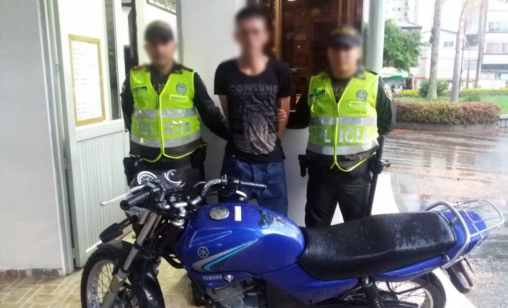 Capturamos un hombre por el hurto de vehículo
