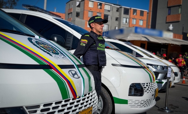 Camioneta que hace parte del nuevo parque automotor para fortalecer la seguridad en las 19 localidades