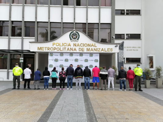 En seis diligencias de allanamiento y registro capturamos a 13 personas