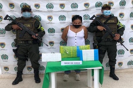 Una mujer capturada