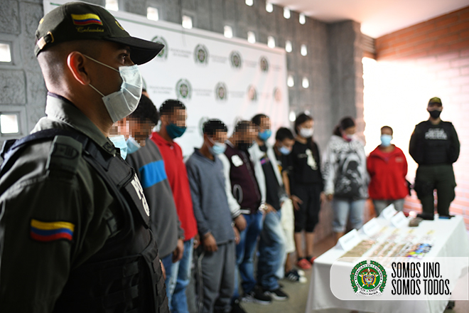 Capturadas 35 personas en afectación a los grupos delincuenciales ‘la divisa’, ‘los pájaros’ ‘robledo’ y ‘plan de la virgen'