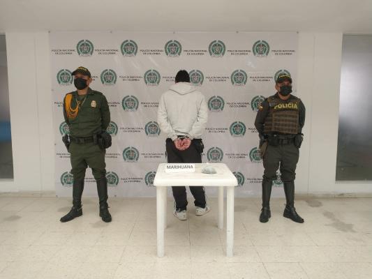 Capturado con 48 gramos de marihuana