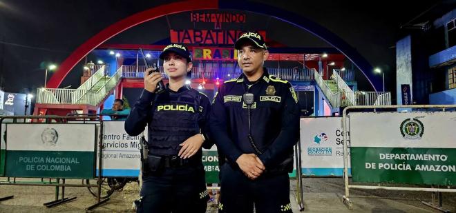 Uniformados de la Policía Nacional fortalecen las acciones de vigilancia y prevención en espacios de alta afluencia de ciudadanos 
