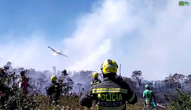 Avioneta con agua