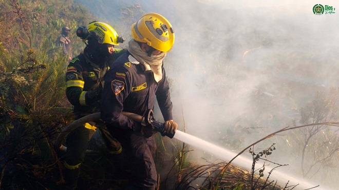 Bomberos y ponalsar