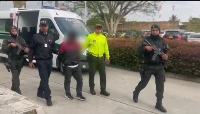 presunto integrante de la "Dagoberto Ramos"