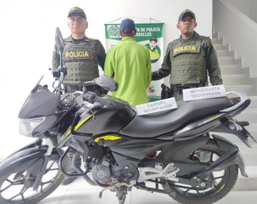 Recuperada motocicleta hurtada en el municipio de Roldanillo