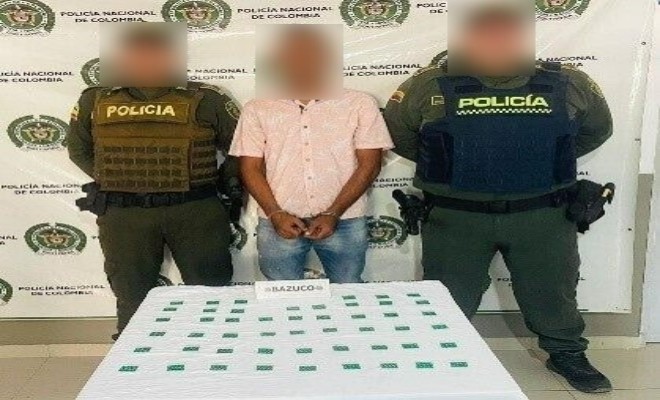 Una persona capturada con estupefacientes