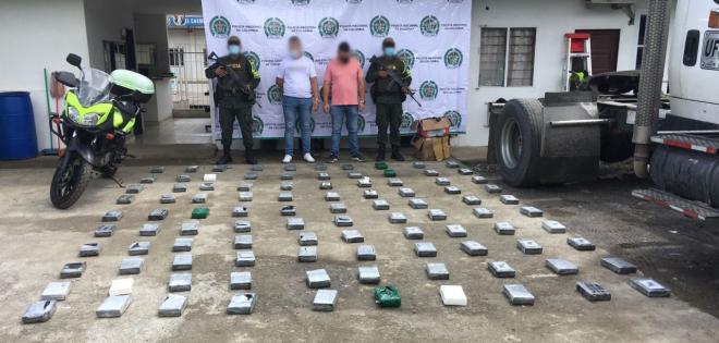 El operativo se llevó a cabo en la vía que del corregimiento Puerto Rey conduce a la ciudad de Montería.