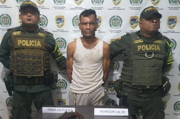 Captutado en flagrancia por el delito de tráfico, fabricación o porte de armas de fuego