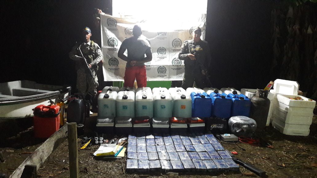 Capturado con clorhidrato de cocaína