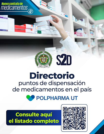 Directorio puntos de dispensaci&oacute;n de medicamentos diciembre nuevo operador de la Direcci&oacute;n de Sanidad 2025
