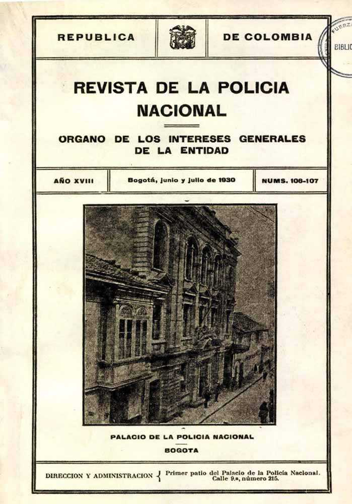 Portada de la Revista de la Polic&iacute;a