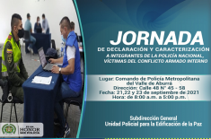 Jornada de Declaración y Caracterización a Integrantes de la Policía