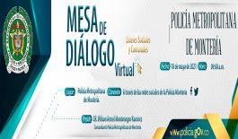 Policía-Metropolitana-deMontería Mesa-de-Diálogo