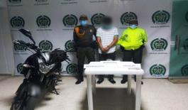 Una persona capturada por tráfico de estupefacientes en Inírida Una persona capturada por tráfico de estupefacientes en Inírida