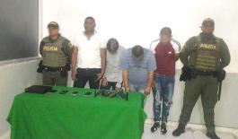 Los hechos sucedieron en el barrio las palmas de Barranquilla. Se logró la recuperación de los elementos hurtados, la incautación de un arma de fuego y una de fogueó.