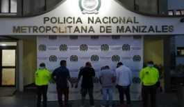 Con artimañas y astucia lograban estafar a los manizaleños Cuatro hombres fueron capturados en flagrancia por el delito de estafa