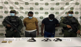 Cayó el transportador de las armas de fuego Cayó el transportador de las armas de fuego