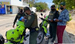 Realizamos actividades de control durante el “toque de queda” ordenado por la Gobernación Departamental 164 comparendos impuestos durante el fin de semana a la violación del Decreto 0174
