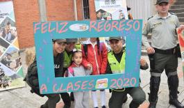 Actividad de prevención y pedagógica dirigida a los estudiantes Realizamos el acompañamiento en el regreso a clases