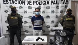 En Cesar capturamos a una persona por el delito de hurto portando arma neumática En Cesar capturamos a una persona por el delito de hurto portando arma neumática