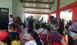 El objetivo estuvo encaminado a fortalecer los vínculos sociales con la institución. Encuentro comunitario en bocas de agua bonita