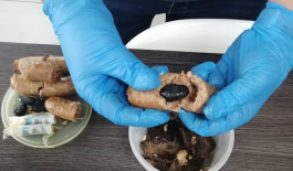Camuflados-estupefacientes-al-interior-de-embutidos Marihuana-y-base-de-coca-fueron-incautados-en-el-procedimiento-realizado