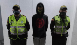 Mediante-reacción-policial-fue-capturado-un-hombre-por-homicidio-en-el-municipio-de-Pereira En la actividad operativa se incautó un arma de fuego tipo revolver.