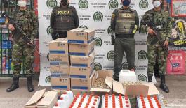 Pretendían vender licor haciendo pasar como antiséptico Cerca de tres millones de chapil fue incautado cerca del potrerillo