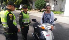 Continuamos desplegando acciones contra el hurto en Ibagué Mediante solicitud de anotaciones judiciales recuperamos una motocicleta