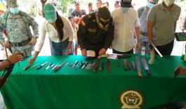 Reconocimiento especial a los integrantes del barrio Sinaí en Sincelejo por entrega voluntaria de armas Con plan desarme fortalece la convivencia y seguridad ciudadana Sucre.