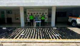 Policía Nacional se incauta de 350.000 dosis de marihuana tipo Creepy en la troncal del Magdalena Medio. policia-magdalena-medio-capturado-350dosis-setra