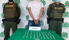 En Barrancabermeja capturamos a un sujeto con 41 cigarrillos de marihuana policia-magdalena-medio-capturado-barrancabermeja