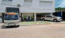 Policía Nacional se incauta de 115.000 dosis de marihuana que iba hacia la Costa Atlántica policia-magdalena-medio-capturado-setra