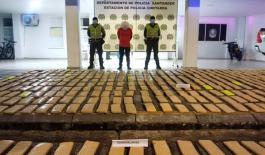 Policía Nacional se incauta de 605.000 kilos de marihuana que iba hacia la Costa Atlántica policía magdalena medio y capturado setra