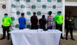 Desarticulado GDCO “Los Vagos” dedicada al tráfico de estupefacientes en la comuna 3 en Barrancabermeja policia-magdalena-medio-capturados-losvagos
