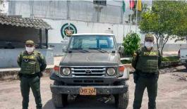 Recuperado vehículo que había sido hurtado en Rio Oro (Cesar) policia-magdalena-medio-recuperado-vehiculo