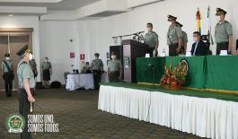 Trasmisión de mando región de Policía número seis y Metropolitana del Valle de Aburrá presentación ante el director policía nacional