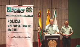 En Ibagué rendimos cuentas a nuestra comunidad de la vigencia 2019 Disminución en diferentes índices delictivos gracias al arduo trabajo realizado.