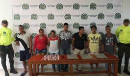 Se incautaron 1.700 gramos de marihuana y 50 gramos de clorhidrato de cocaína. se realizaron 11 diligencia de registro y allanamiento.