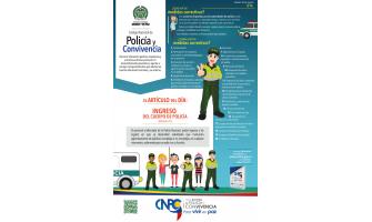 El artículo del día: Ingreso del cuerpo de policía El artículo del día: Ingreso del cuerpo de policía
