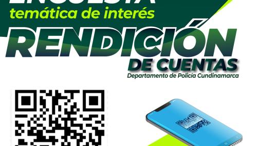 En la Policía de Cundinamarca, trabajamos día a día para fortalecer la seguridad y la convivencia en nuestro departamento. Sabemos que la transparencia y el diálogo con la comunidad son fundamentales, por eso, queremos escucharte. El próximo 26 de marzo realizaremos nuestra Audiencia Pública de Rendición de Cuentas, y tu participación es clave para construir juntos un mejor futuro. Ayúdanos a definir los temas de la audiencia Queremos que esta audiencia sea un espacio donde respondamos a las inquietudes que