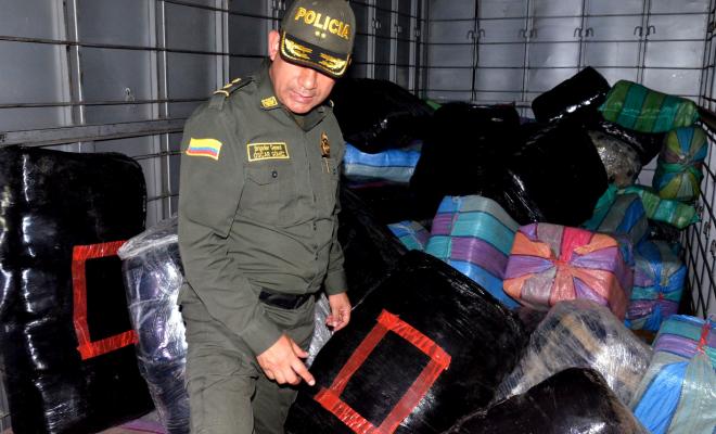 Policía incauta cuatro toneladas de marihuana en un parqueadero