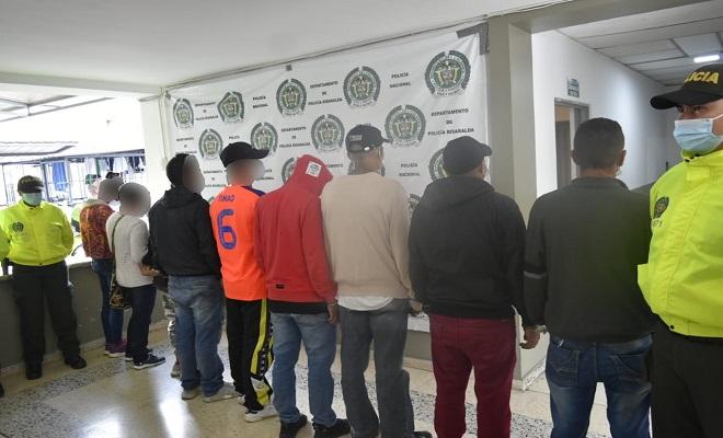Capturadas nueve personas en el municipio de Santuario en operación “Neptuno” | Policía Nacional de Colombia