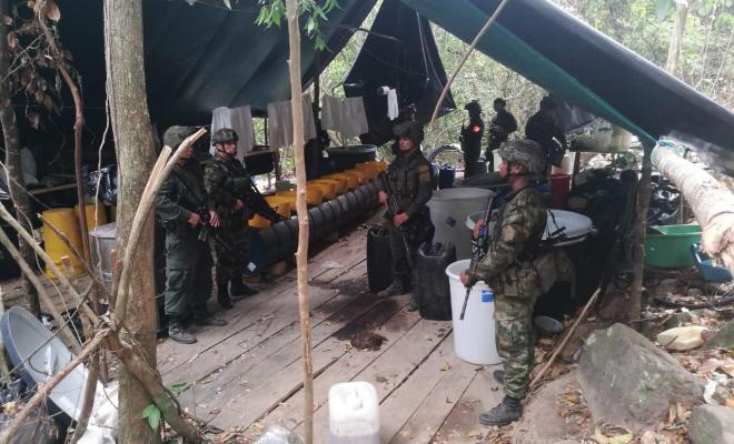 Destruido laboratorio para la producción de cocaína en el Catatumbo |  Policía Nacional de Colombia