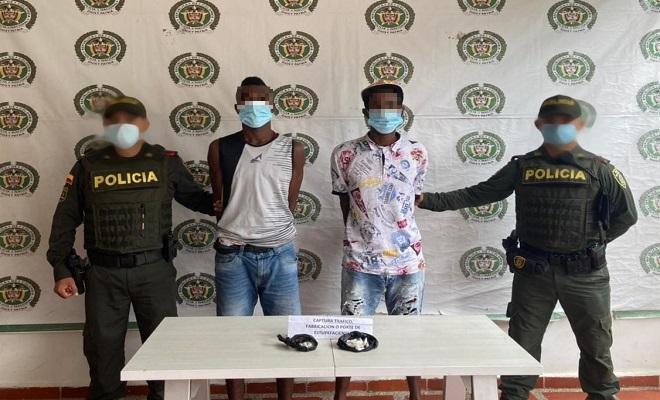 Dos capturados por porte y tráfico de estupefacientes | Policía Nacional de  Colombia