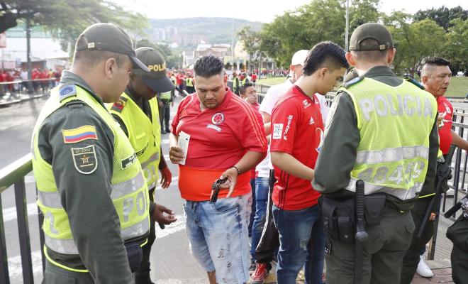 Tres anillos de seguridad blindarán el Estadio Olímpico Pascual Guerrero |  Policía Nacional de Colombia